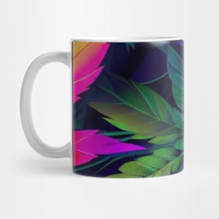 Colorful cannabis leaves Mug